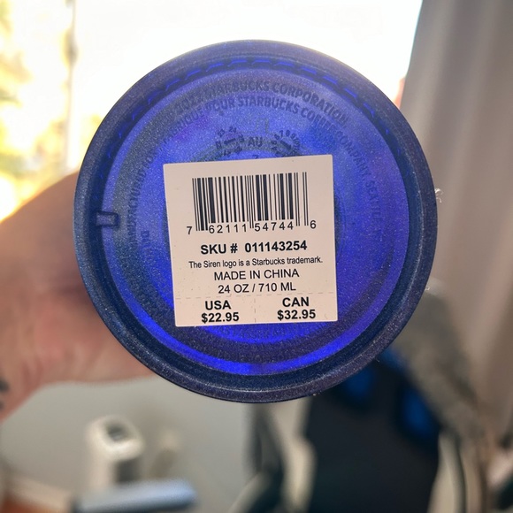 Starbucks Insulated Tumbler - Navy Blue Glitter - Picture 2 of 3